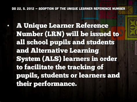 lrn means|March 20, 2012 DO 22, s. 2012 .